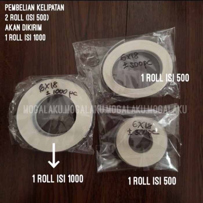 

TERLARIS !!! 6x18 scratch off pin label gosok pin voucher