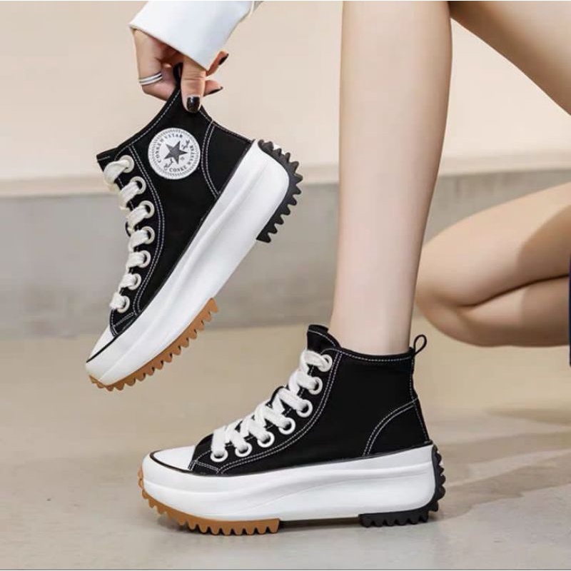 (06 LA) DM-SHOP Sepatu Sneakers Run Star Hike Sneakers Wanita Fashion Korea PN