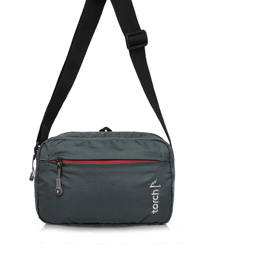 ⅍ TORCH Sling Bag - Tas Selempang Kashiba 3 Liter - Abu ✭