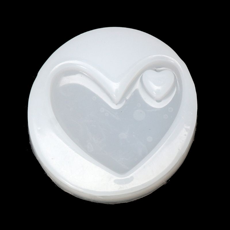 SIY  Heart Star Shape Jewelry Mold Silicone Epoxy Resin Casting Pendant Crystal Molds