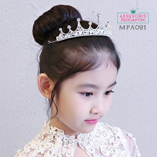 Mahkota Rambut Pesta Queen Anak l Aksesoris Crown Tiara Putri- MPA021