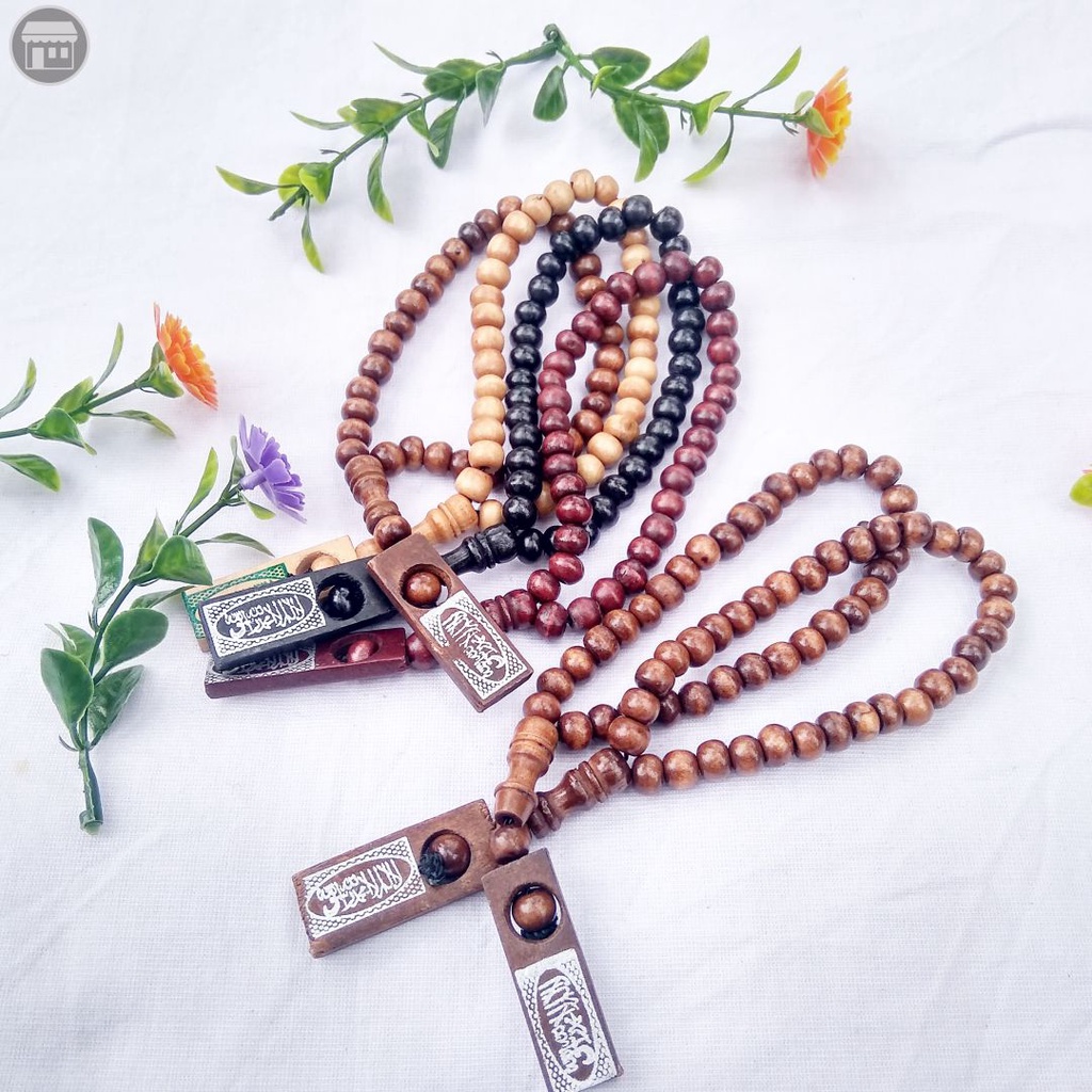 TASBIH KAYU ISI 33PCS BUTIR