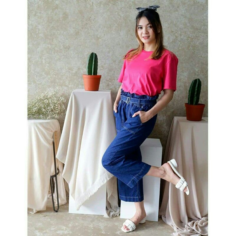 KULOT JEANS - KULOT JEANS WANITA CELANA PANJANG