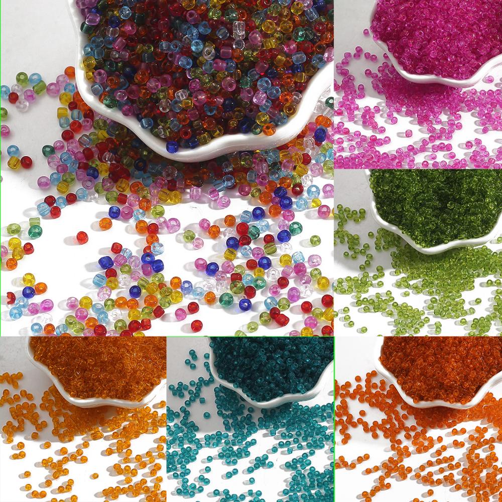 2 3 4mm 150-1000pcs Mix Color Small Czech Crystal Glass Seed Beads Loose Spacer Beads For Kids DIY Jewelry Making Accessories