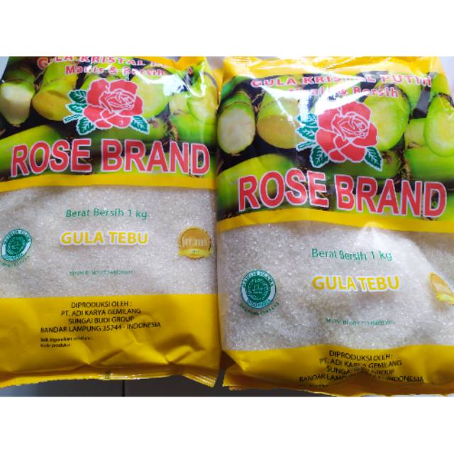 

Gula rose brand kuning 1 kg