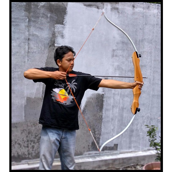 Busur Panah Natural Spesial Dewasa Archery