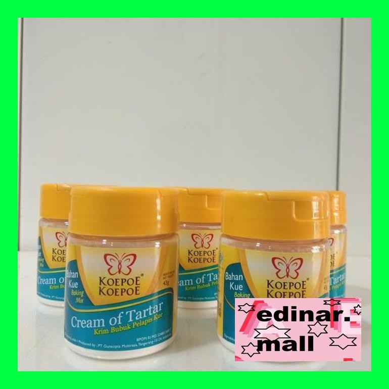 

50Siusbu Cream Of Tartar Krim Bubuk Pelapis Kue 43 Gram Bud050S