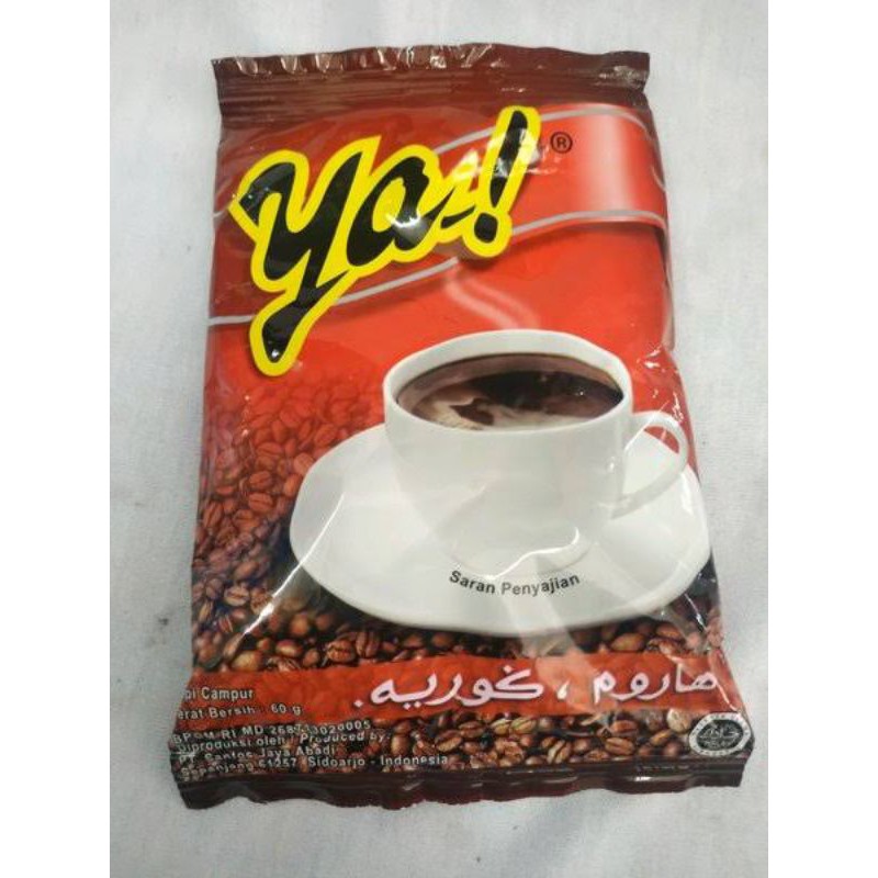 

ya sp coklat merah kopi 1 renteng 10 sachet @60gr