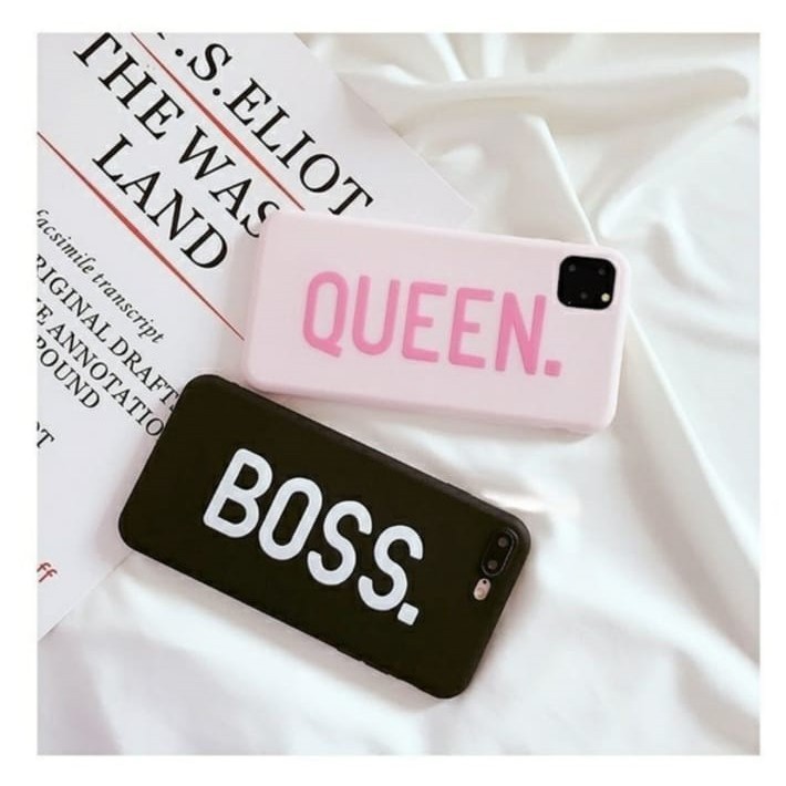 [S13] Soft Case Tpu Queen Boss for Oppo Vivo Xiaomi Realme Samsung Iphone