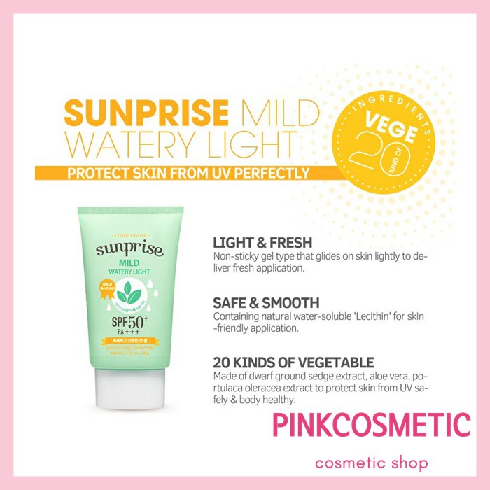 Etude House Sunprise Mild Watery Light