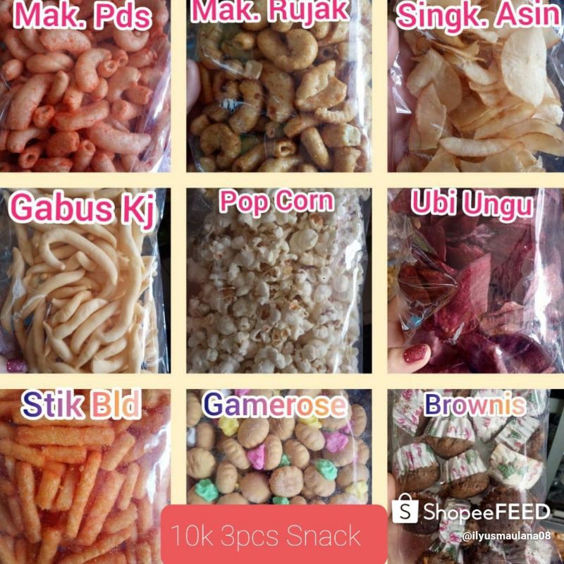 

Snack Makanan Ringan Murah Meriah