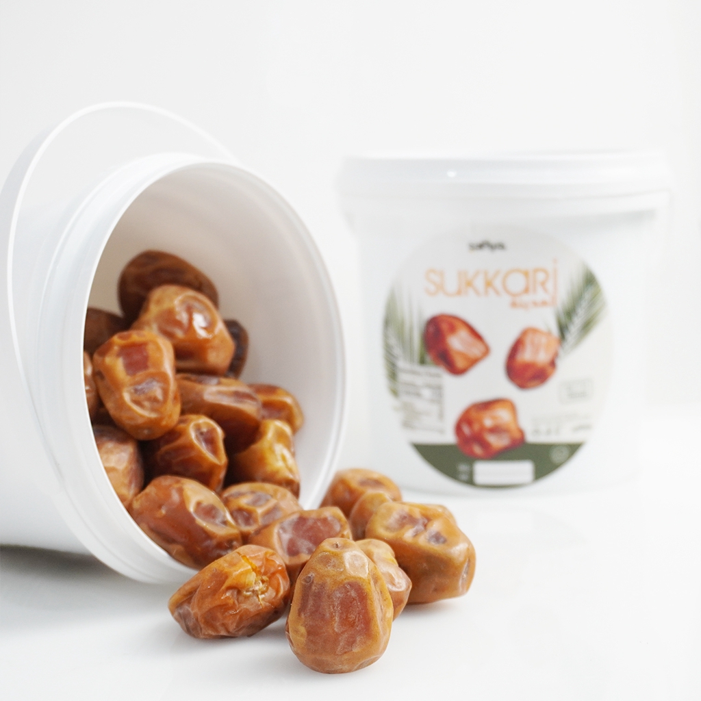 Kurma Sukari Al- Qassim 750gr Kemasan Ember Premium