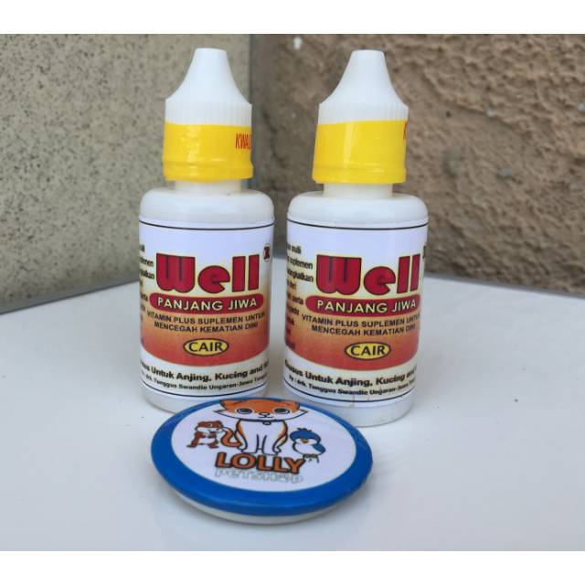 Vitamin Kucing,Anjing dan Kelinci  - WELL PANJANG JIWA 30ml