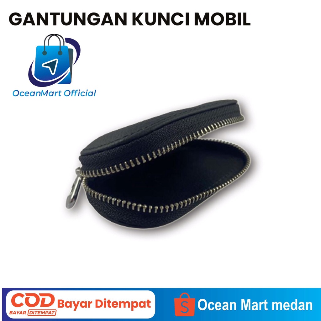 Dompet Gantungan Kunci Mobil Motor Logo Toyota Honda Daihatsu Suzuki BMW Aksesoris Grosir Murah OCEANMART OCEAN MART