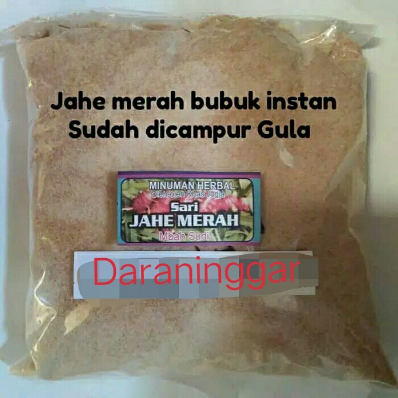

Jahe Merah Bubuk Instan 100 Gram - by Daraninggar Grosir Jamu Jogja