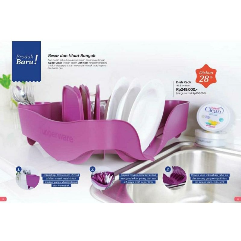 Dish Rack Tupperware rak piring