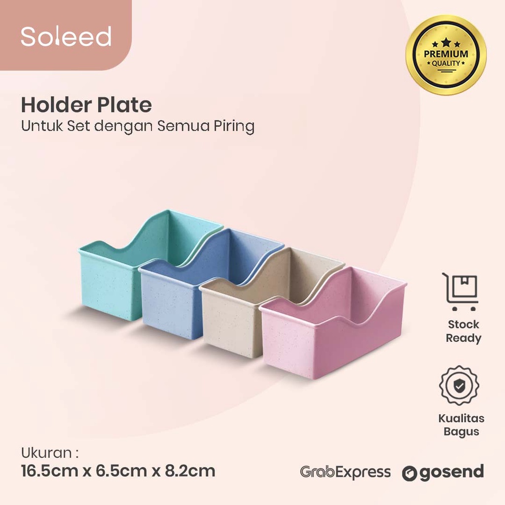 HOLDER PLATE  NTUK SET DENGAN SEMUA PIRING