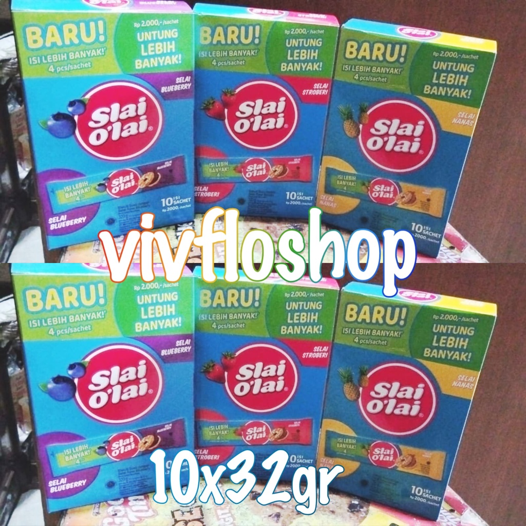 

Biskuit Slai Olai Strawberry / Nanas/ Blueberry (10x32 gram)