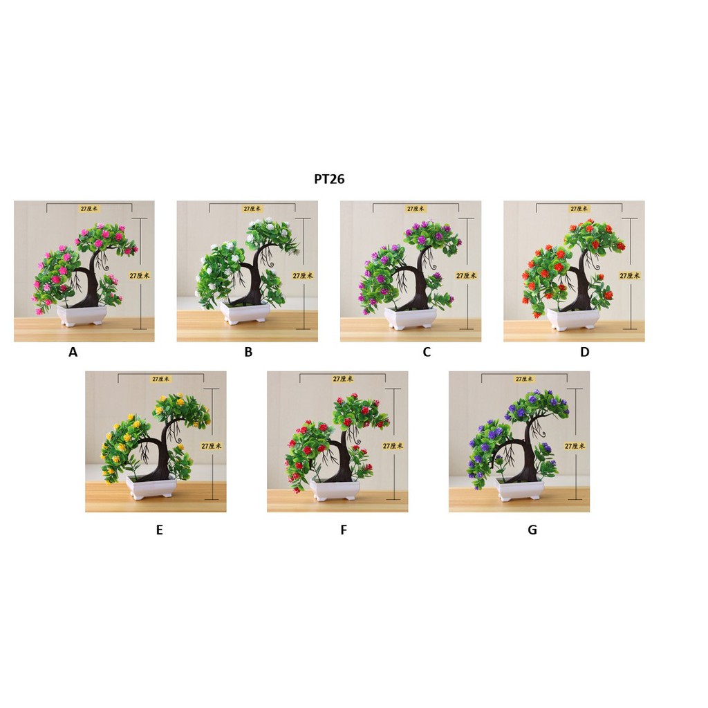 DODORY - PT26 Pot Bunga Hias Tanaman Bunga Plastik Dekorasi Ruangan Tanaman Hias Import-1