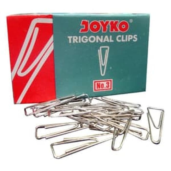

Trigonal Clips / Paper Clips / Penjepit Kertas No. 3