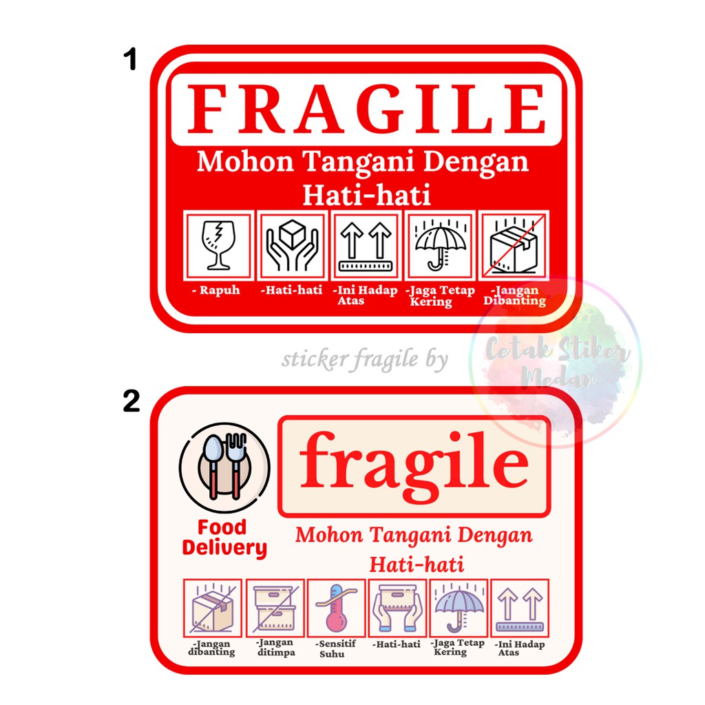 

CETAK STIKER FRAGILE / PECAH BELAH MURAH by CSM