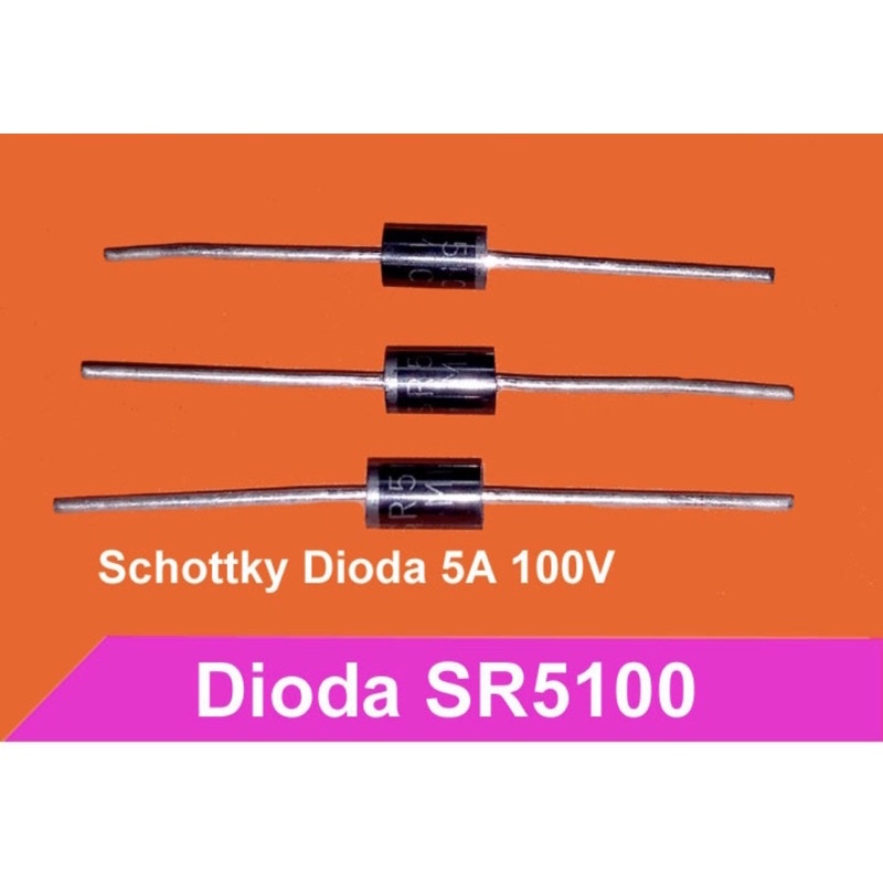 Dioda schottky SR5100 5a 100v