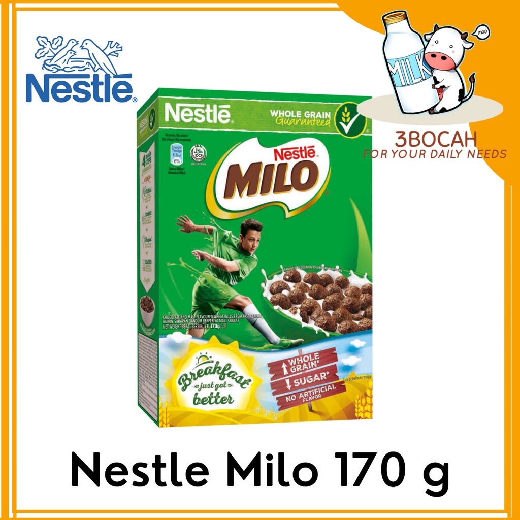 Jual NESTLE Milo Cereal Balls 170g Sereal Breakfast 170gr | Shopee ...