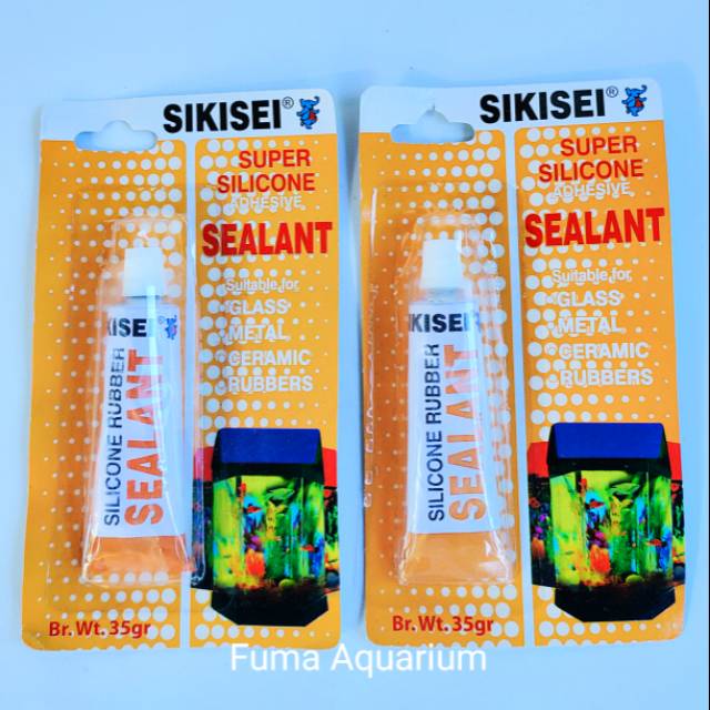 Lem Kaca Silicon SIKISEI/LOXEAL SEALANT 35gr