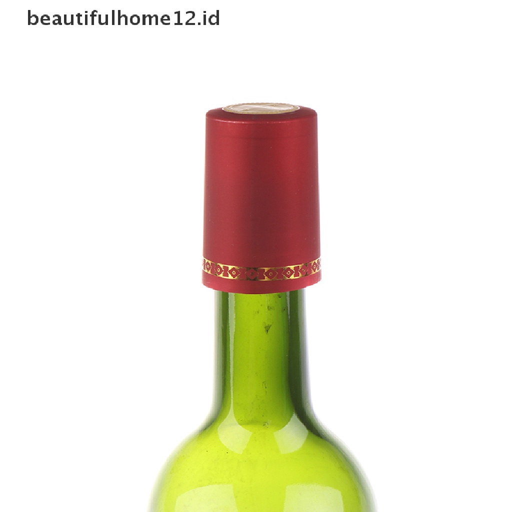 (Beautifulhome12.Id) 10pcs Tutup Botol Wine Bahan Pvc