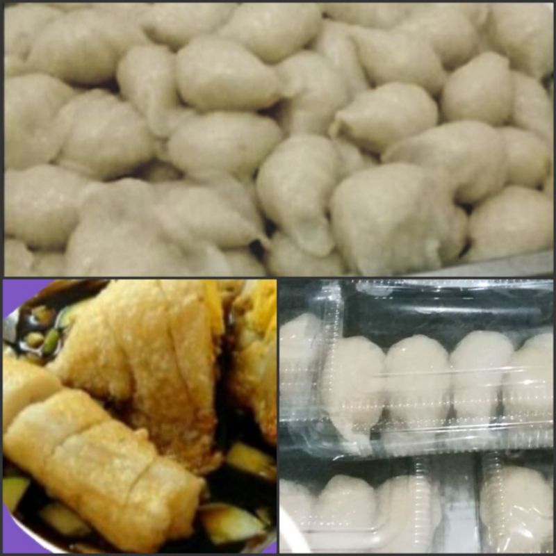 

Pempek ikan tenggiri kecil isi 10 pcs telor