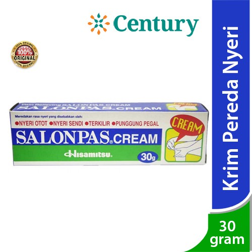 Salonpas Cream 30 Gram / Koyo / Pegal Linu / Nyeri / Cidera