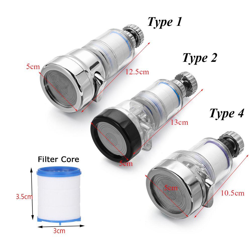 Wonder Swivel Tap Alat Semprot Konektor Hardware Hemat Air360°  Aerator 3mode Kepala Tap