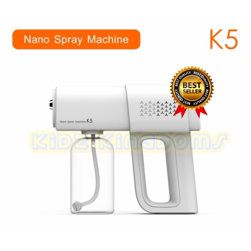 Nano Spray Gun K5 Disinfektan UV Light Wireless Electric Atomiz