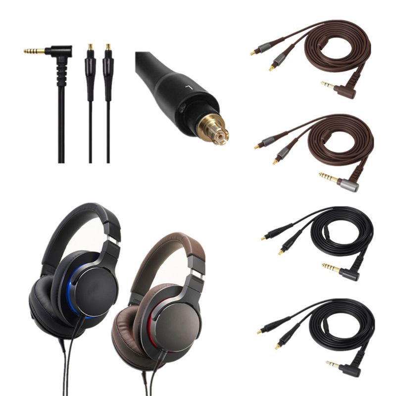Cre Kabel Headphone Pengganti 3.5mm / 4.4mm A2Dc Untuk Ath-Sr9 Es770H Es750 Esw950 Esw990H Adx5000 Msr7B