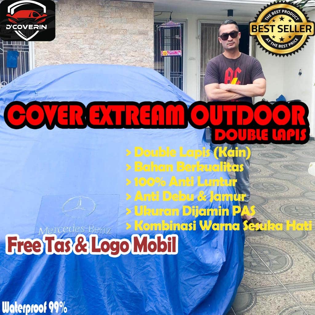 DCOVERIN COVER / SARUNG / MANTEL MOBIL EXTREAM OUTDOOR DOUBLE LAPIS ANTI REMBES KETAHANAN AIR 99%