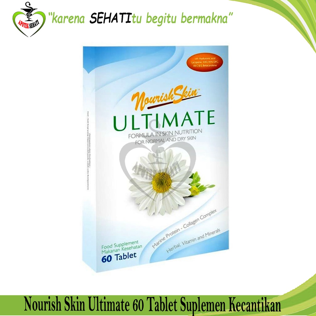 Nourish Skin Ultimate New Formula Suplemen Kulit Cantik Putih Antiaging Nouriskin
