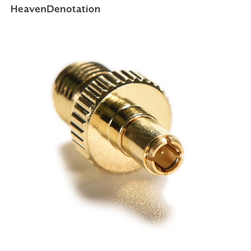 1 Pc Adapter Ts9 Male Plug Ke Sma Female Jack Rf Konektor Lurus Lapis Emas