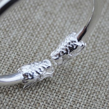 925 perak sterling Fashion Suasana Fashion Naga Gelang Unisex Perhiasan Wanita / Fashion Atmosphere Dragon Bracelet Unisex Jewelry Lady