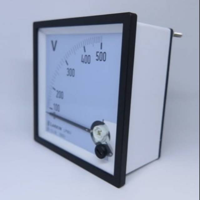 Analog volt meter / jarum voltmeter LARKIN LP-96V 96mm 0-500vac