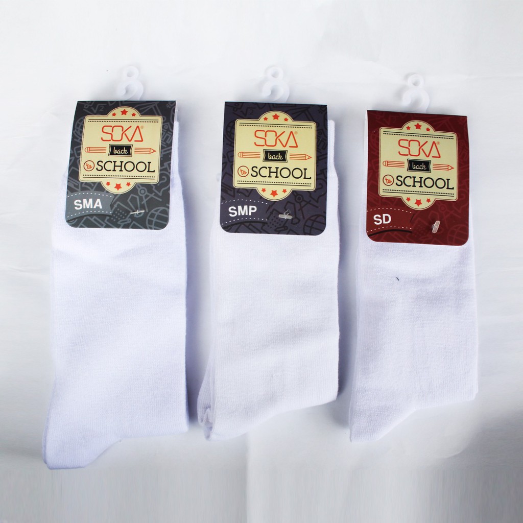 Kazarasock - Kaos Kaki Sekolah - Soka School SD-SMP-SMA