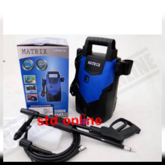 HPW 70 MATRIX Mesin jet cleaner steam listrik matrix  untuk cuci mobil motor AC