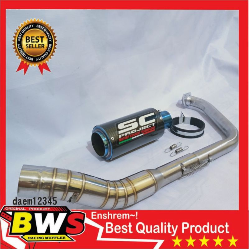 knalpot SC project buat motor R15V3 & R15 v2,Vixion,dll