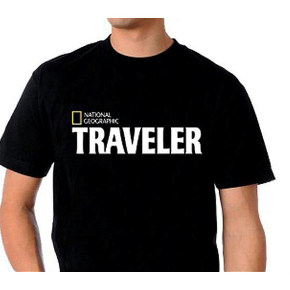 Baju National Geographic Traveler Size Besar XXL(2XL) XXXL (3XL) XXXXL (4XL) Kaos Murah Big Size / T