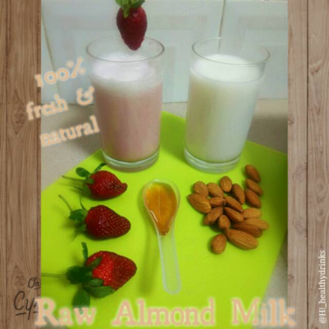 

Raw almond milk