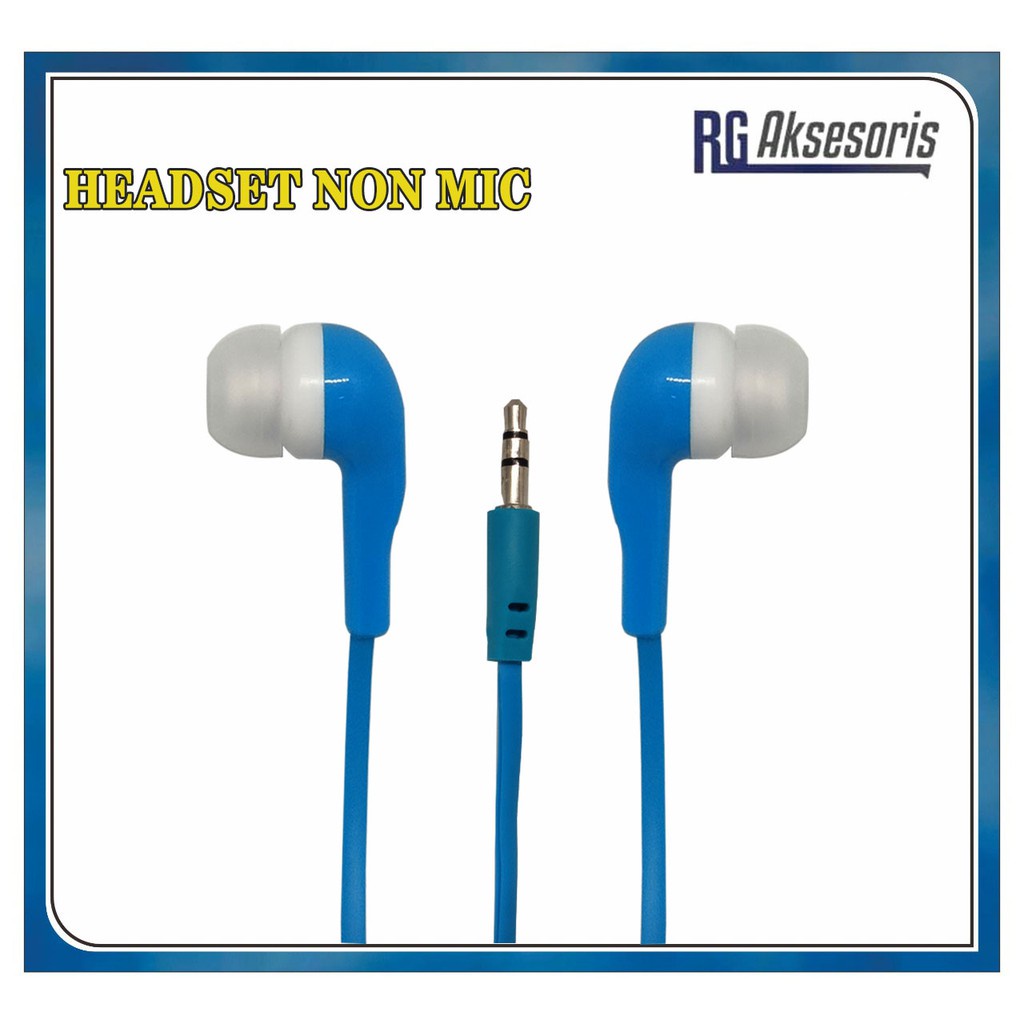 Headset / Handsfree Music Angel Stereo Super Bass NON MIC Karet For Music-8