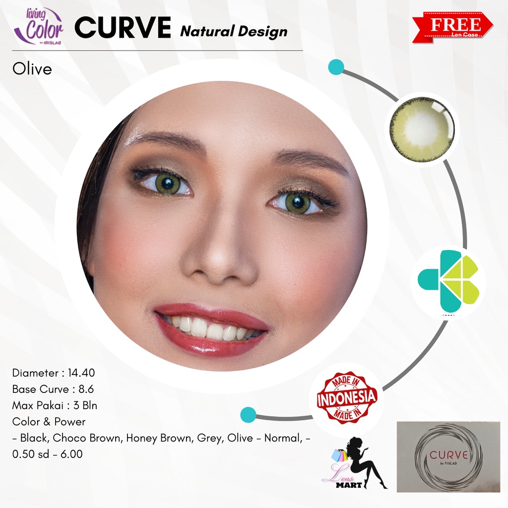 SOFTLENS CURVE BY IRIS LAB DIA. 14.4 NORMAL / NATURAL