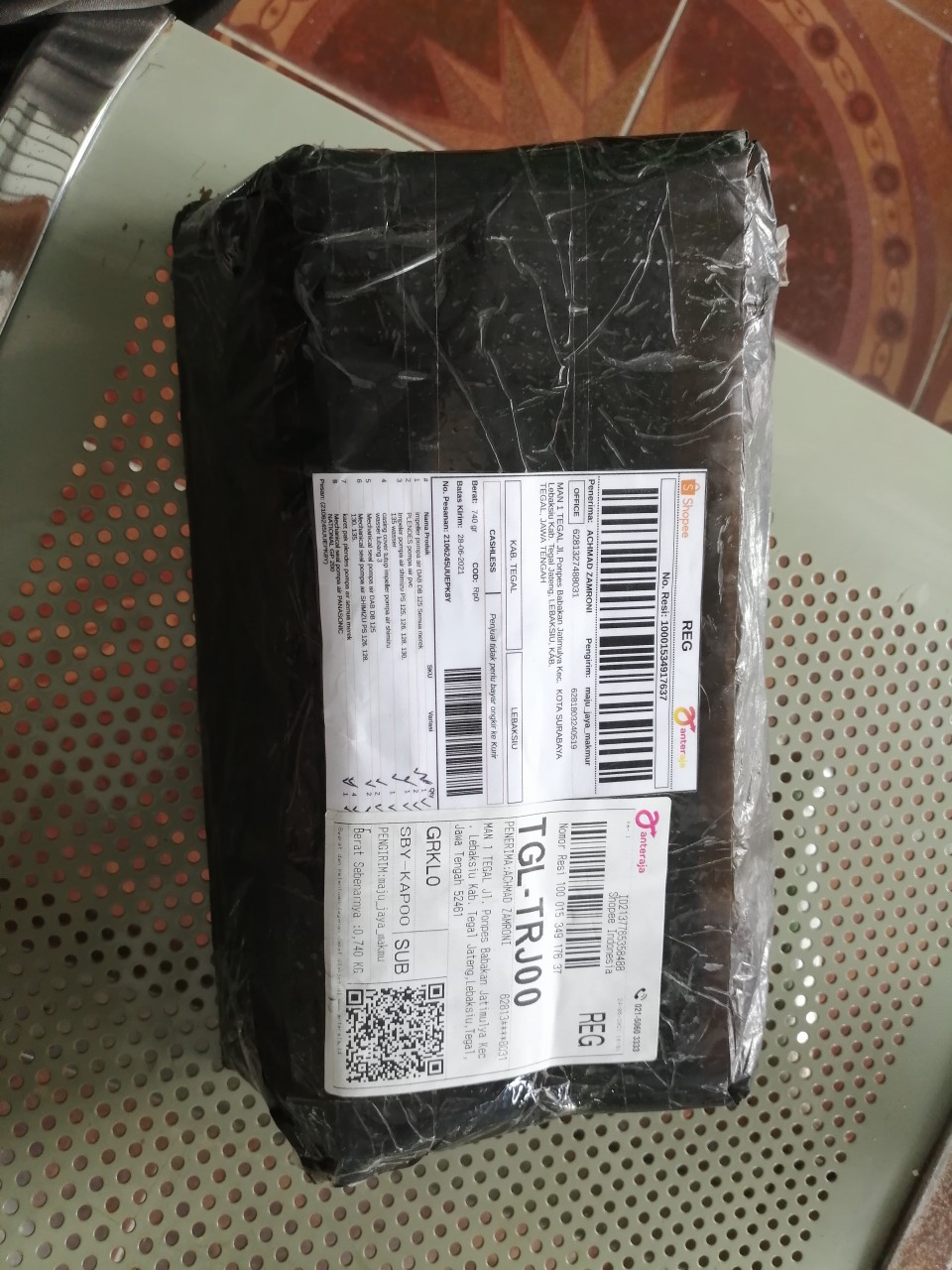 Casing Cover Tutup Impeller Pompa Air Shimizu Wasser Lubang 3