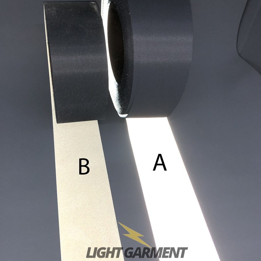 Scotchlite skotlet scotlight GRADE A / Pita Pemantul Cahaya Kain Jahit  2,5 cm per roll / Reflektif Reflektor Baju Safety