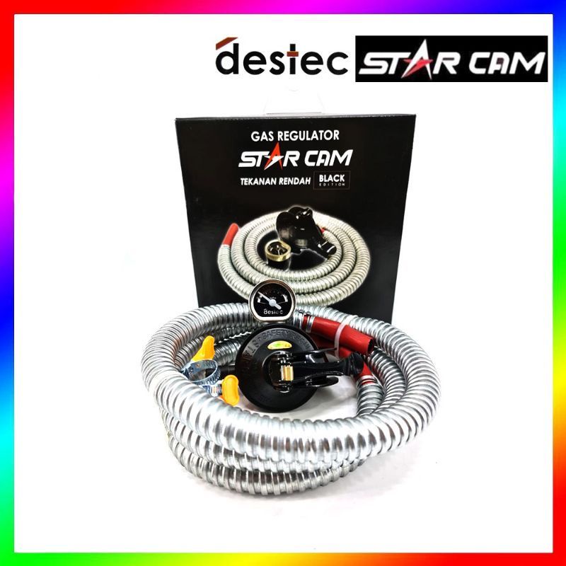 Starcam , Paket Selang Gas  ,  SPFM  SC  23MSS , + Regulator Starcam Meter