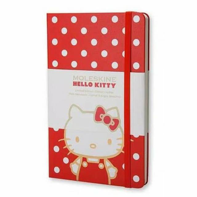 Jual Moleskine Plain Notebook Hello Kitty Limited Edition Shopee